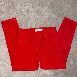 Mini Boden RED corduroy pants (size 5)